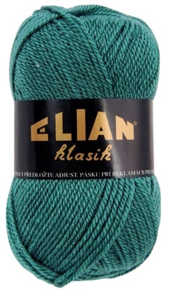 Pletací příze 50 g Elian Klasik - 516 zelená lesní
