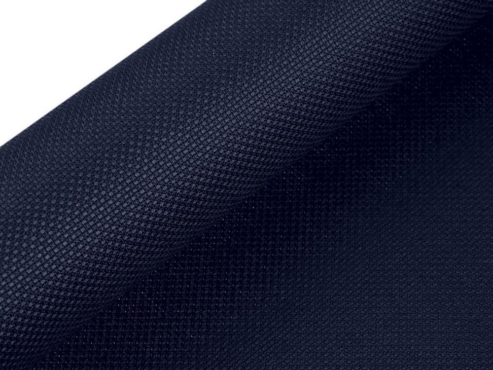 Vyšívací tkanina Kanava 54 oček šíře 50 cm METRÁŽ - 9 modrá tmavá