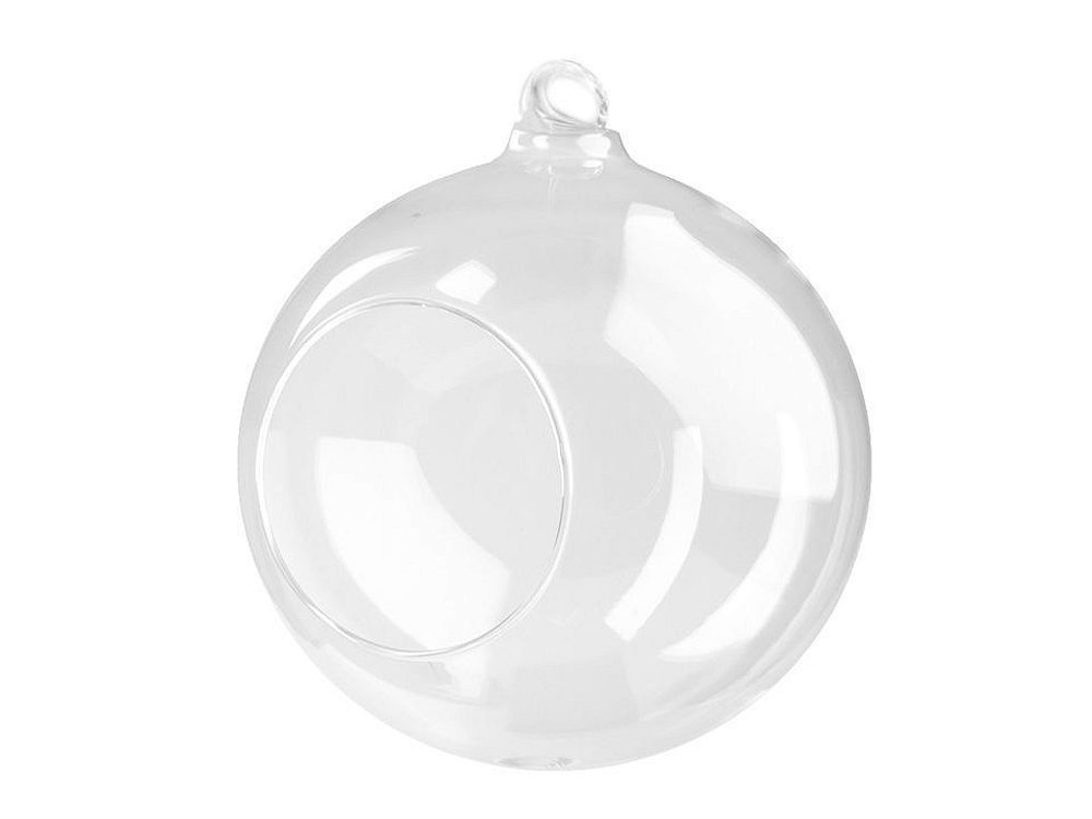 Skleněná koule Ø10 cm aerárium - 1 transparent