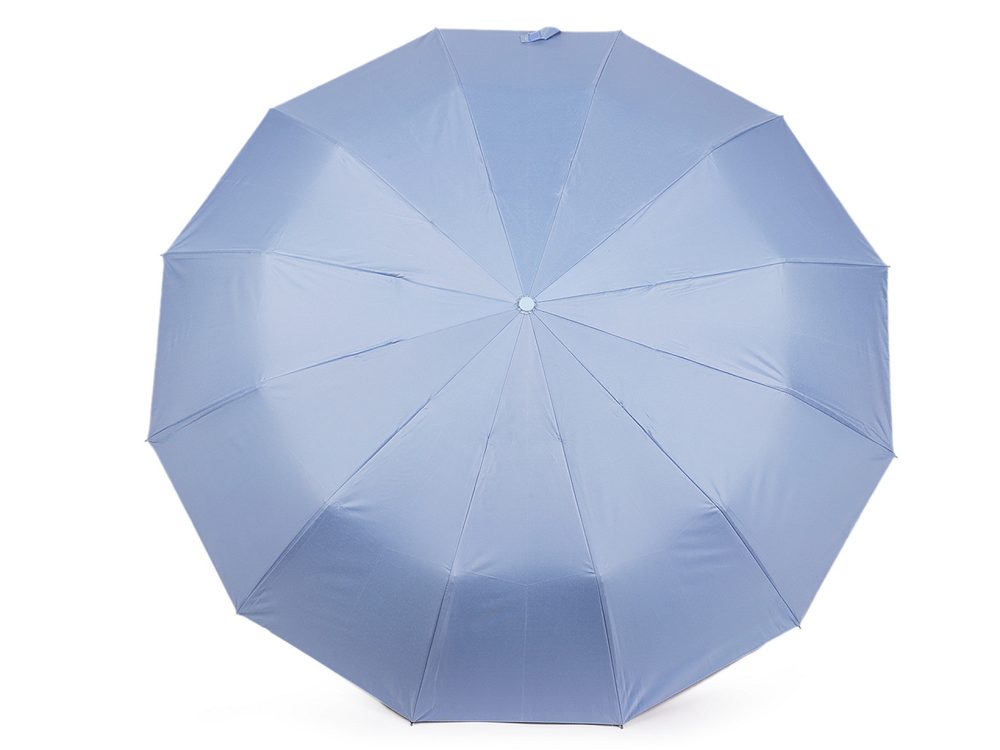 Dámský skládací vystřelovací deštník - 5 modrá světlá