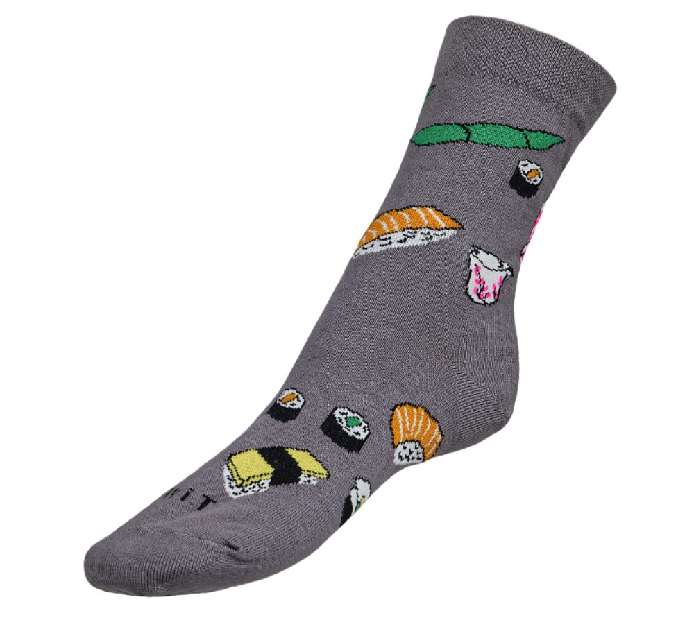 Ponožky Sushi - 35-38 šedá