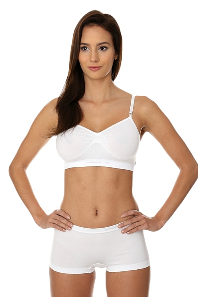 Dámské boxerky BX 10470 white - bílá - L