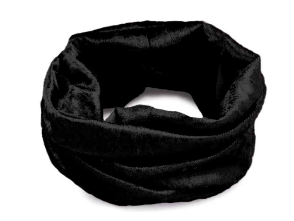Multifunkční šátek / rouška / nákrčník - 12 černá dětská