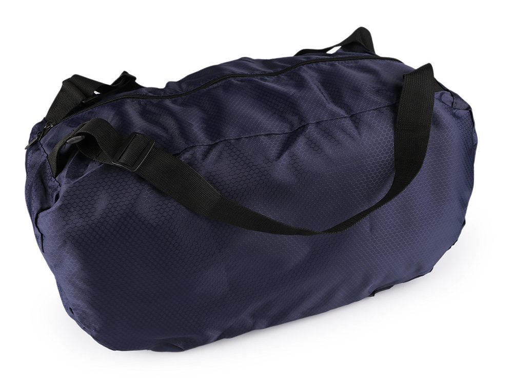 Lehká skládací taška / batoh 50x27 cm - 1 modrá tmavá