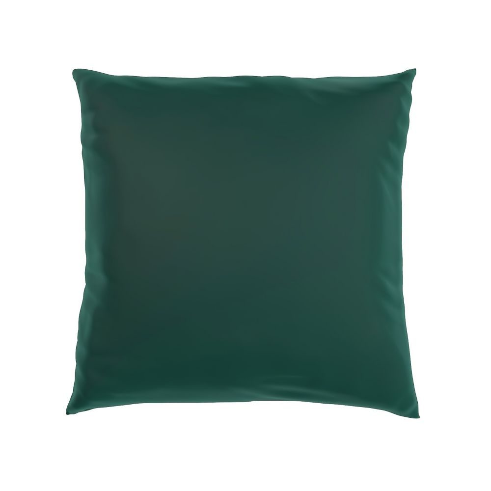 Povlak na polštář saténový LUXURY COLLECTION tmavě zelený - 50x50cm