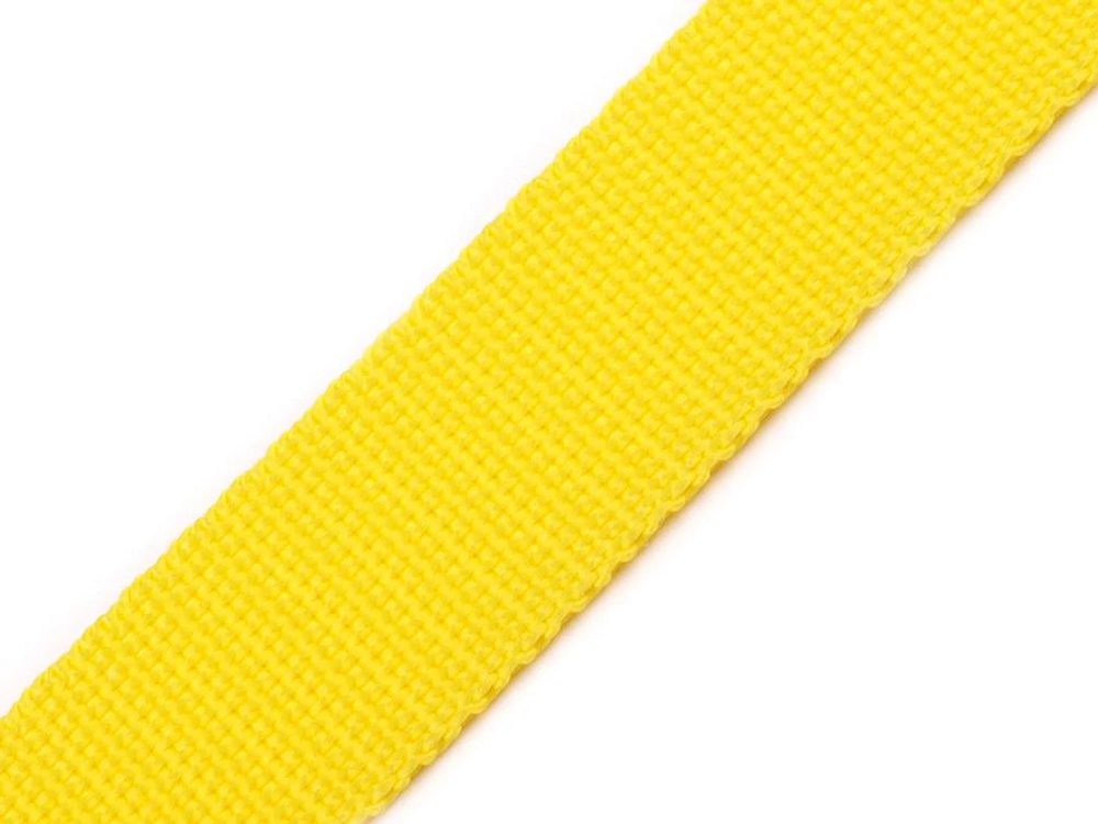 Popruh polypropylénový šíře 25 mm návin 25 METRŮ - 10 žlutá