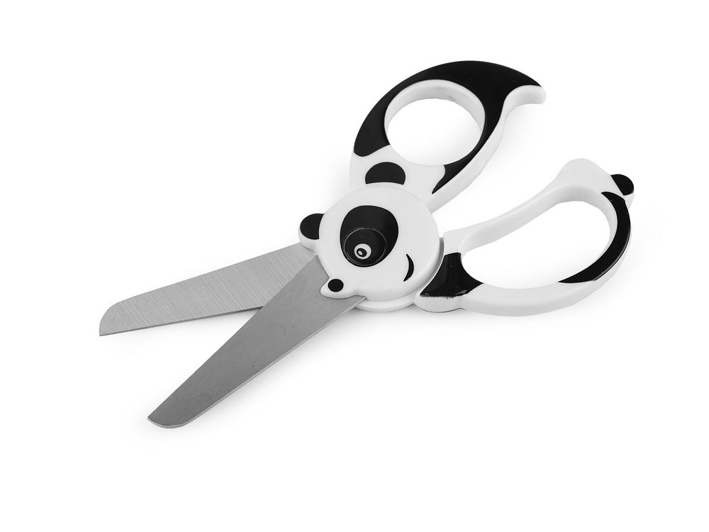 Nůžky Fiskars dětské pro leváky a praváky - 1 bílá panda