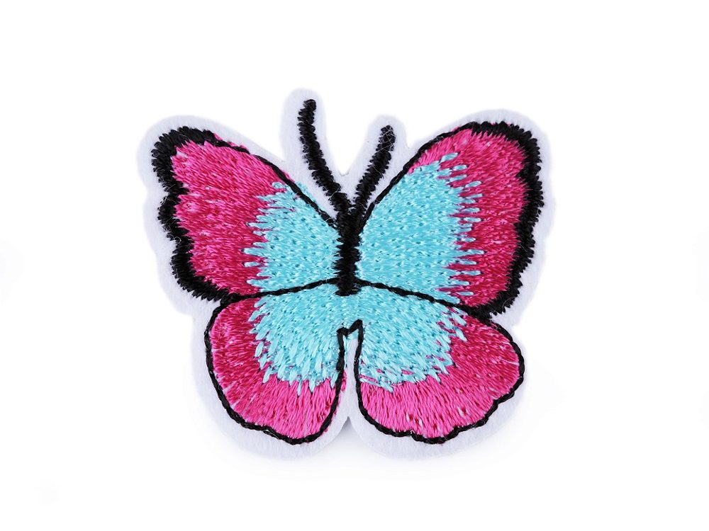 Nažehlovačka motýl - 3 pink