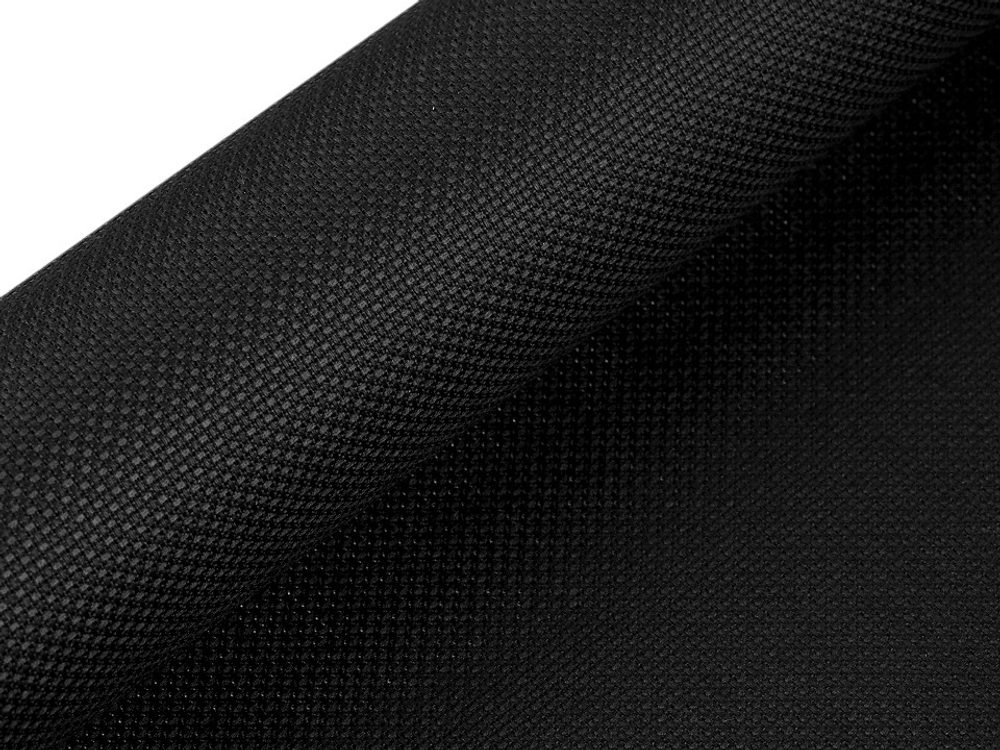 Vyšívací tkanina Kanava 54 oček šíře 50 cm METRÁŽ - 8 černá