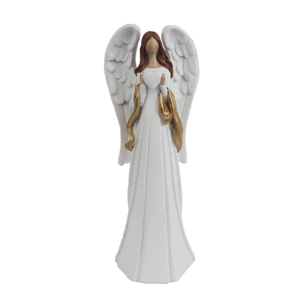 Dekorace anděl X5504-01 - 8 × 7 × 21 cm