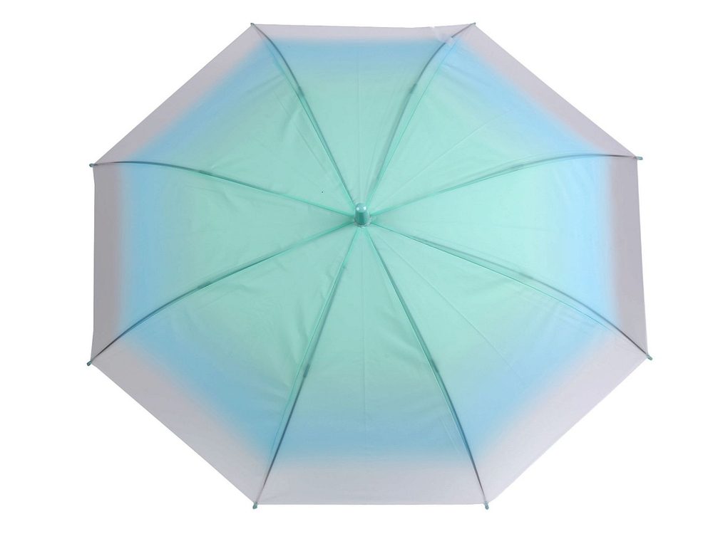 Dámský vystřelovací deštník ombré - 4 mint