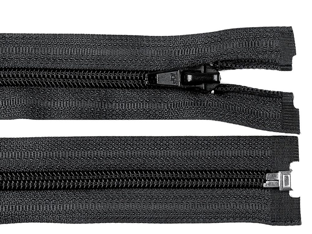Spirálový zip šíře 5 mm délka 55 cm (bundový) POL - 332 Black