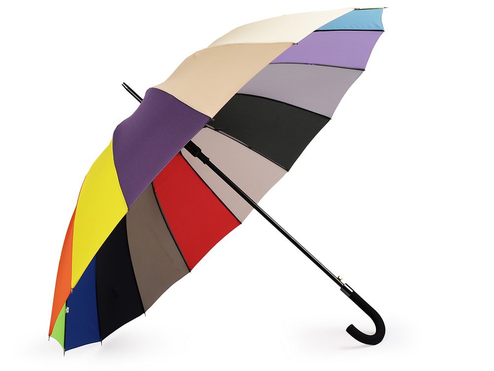 Velký rodinný deštník duha - 3 -115 cm multikolor