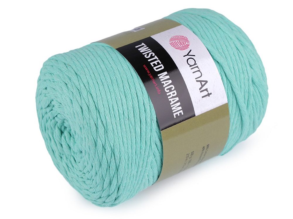 Pletací příze Twisted Macrame 500 g - 10 (775/414) mint