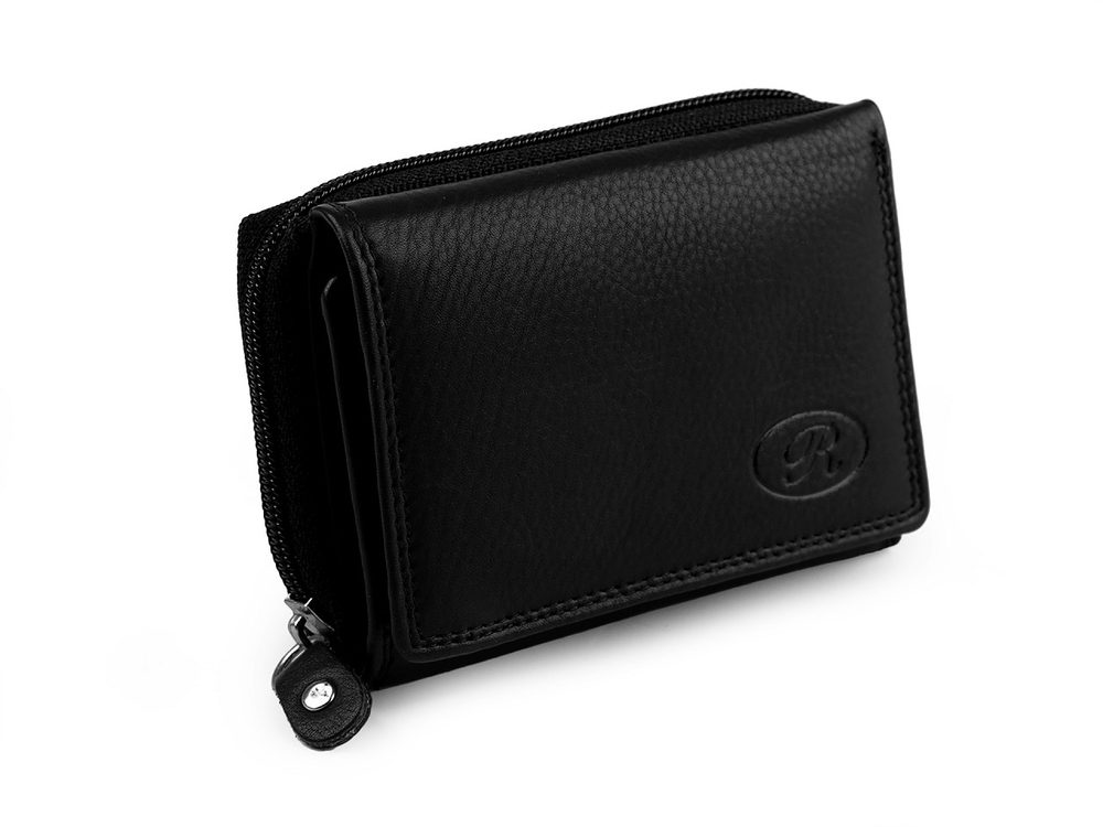 Dámská peněženka kožená - 2 černá