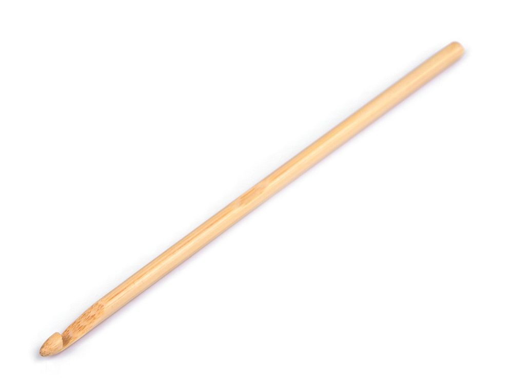 Bambusový háček na háčkování vel. 5; 6; 7; 8; 10 - 2 (6 mm) bambus světlý