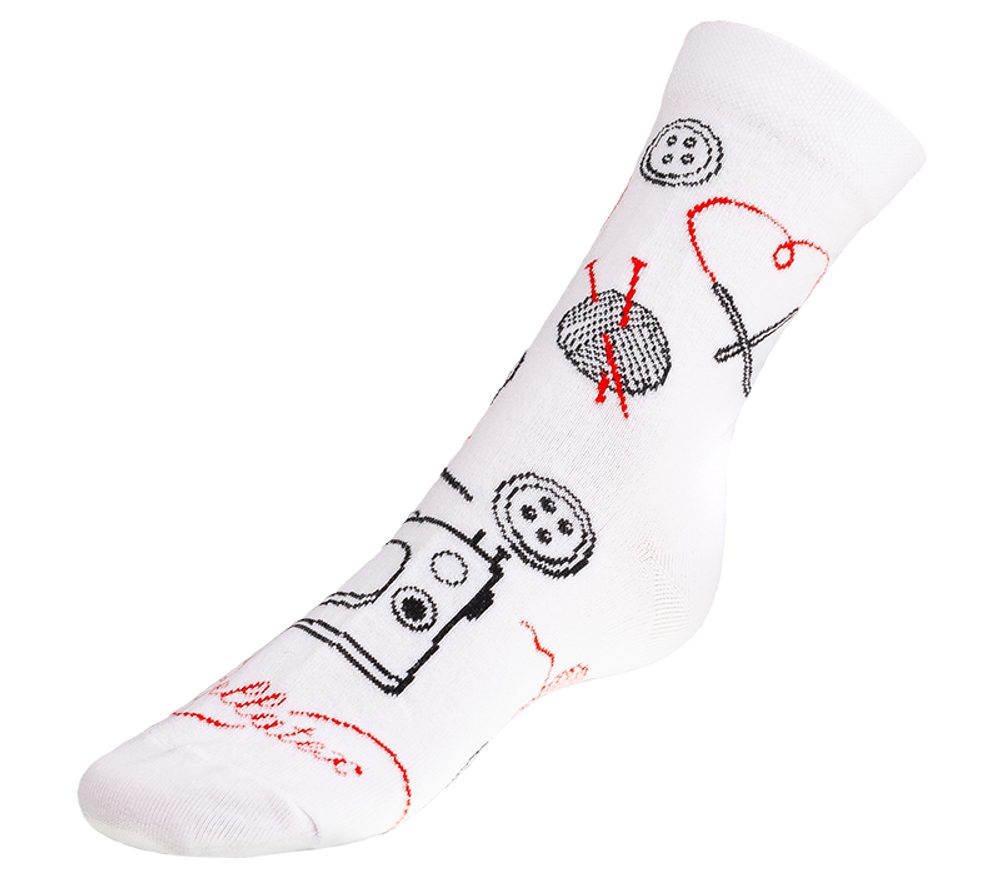 Ponožky BELLATEX vysoké - 39-42 bílá