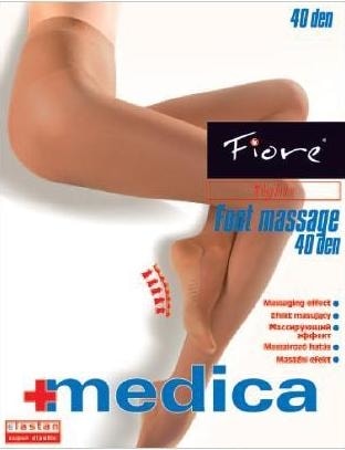 Zdravotní punčochy FOOT MASSAGE 40 den - tělová - vel.2