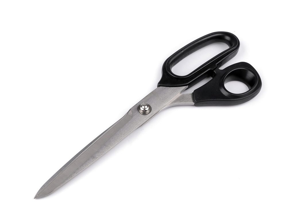 Krejčovské nůžky PIN délka 25; 28 cm v krabičce - 2 (28 cm) černá