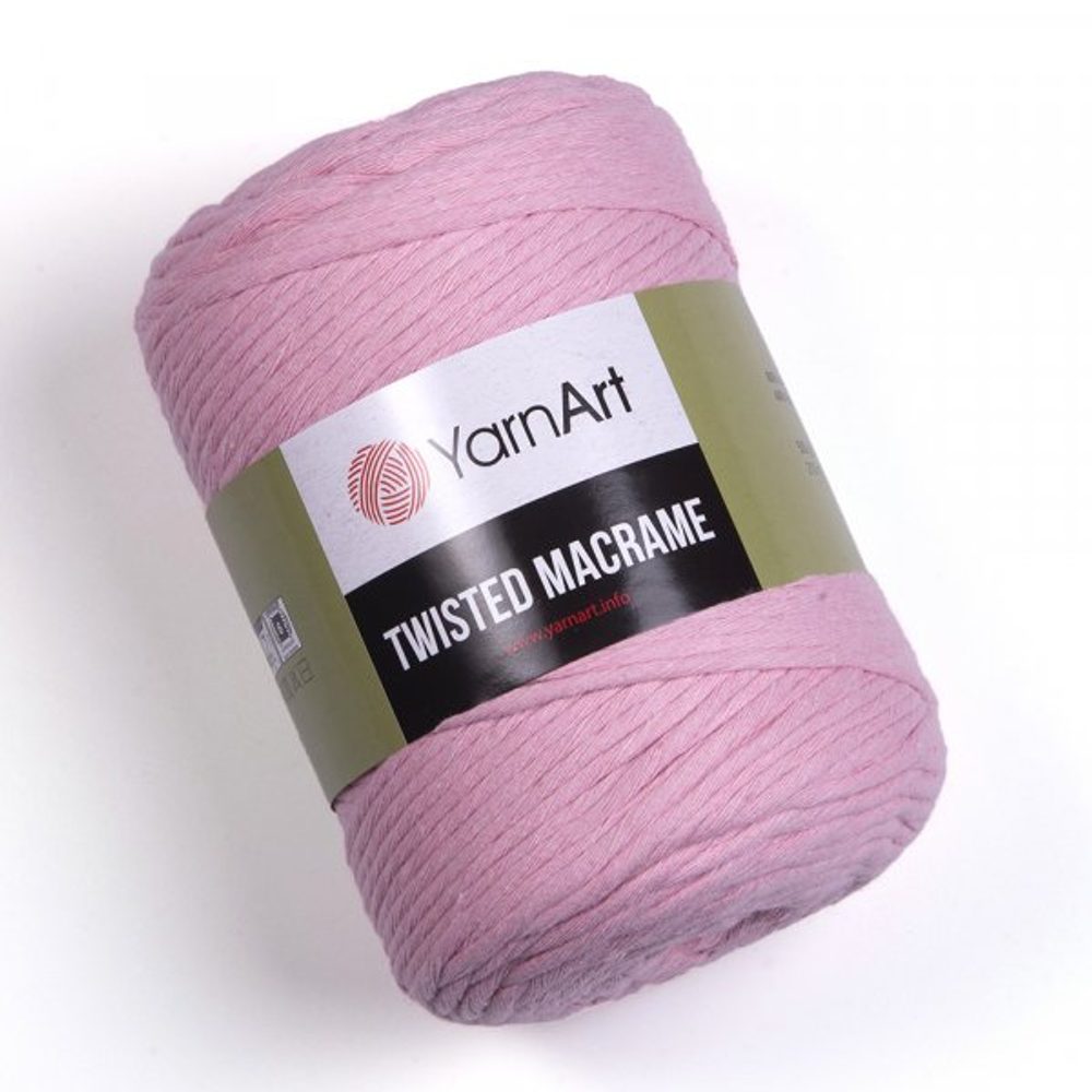 Pletací příze Twisted Macrame 500 g - 762 růžová nejsvětlejší