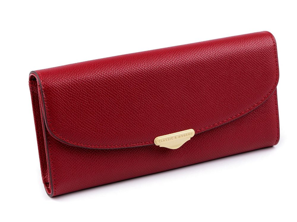 Dámská peněženka 9,5x19 cm - 8 červená