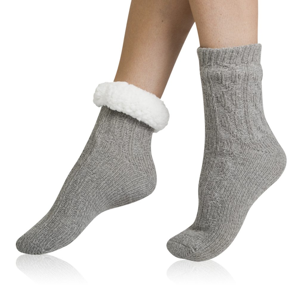 Extrémně teplé ponožky EXTRA WARM SOCKS - 38/39 šedá