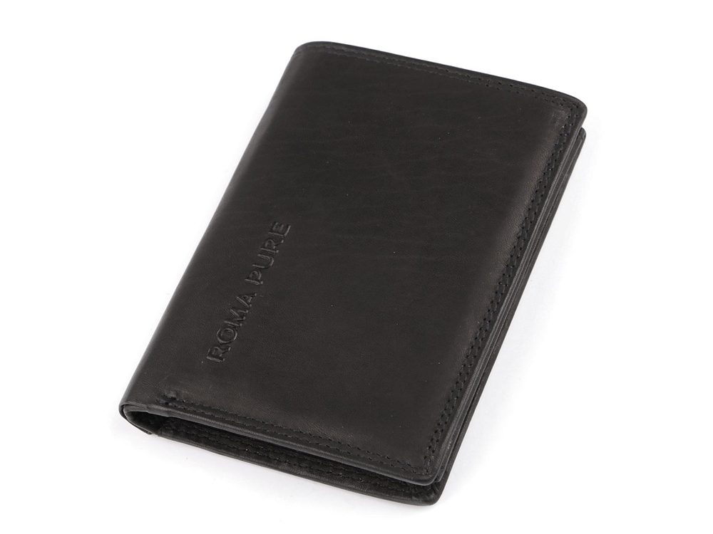 Pánská peněženka kožená - 4 černá