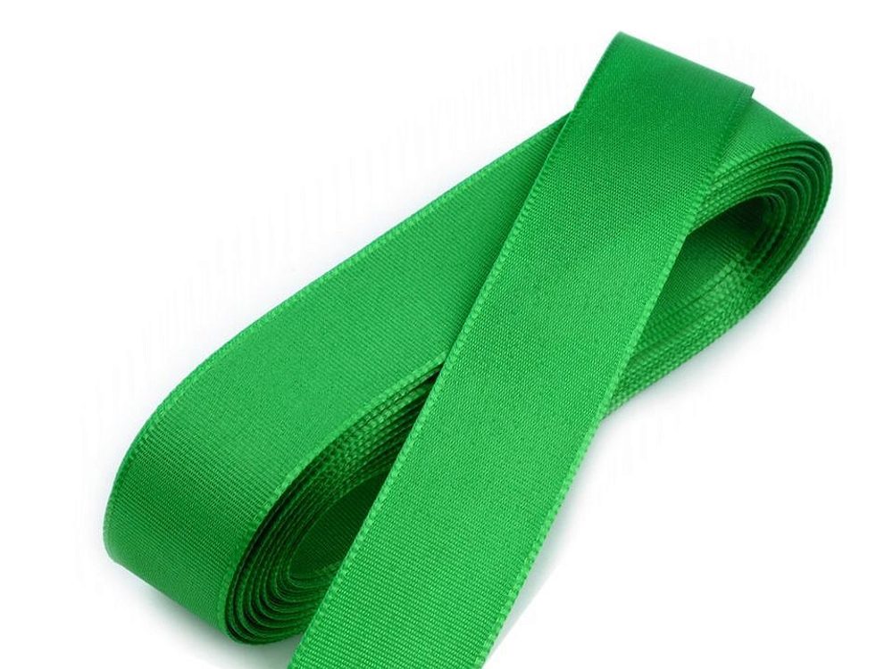 Stuha taftová šíře 15 mm, návin 10m - 309 zelená irská