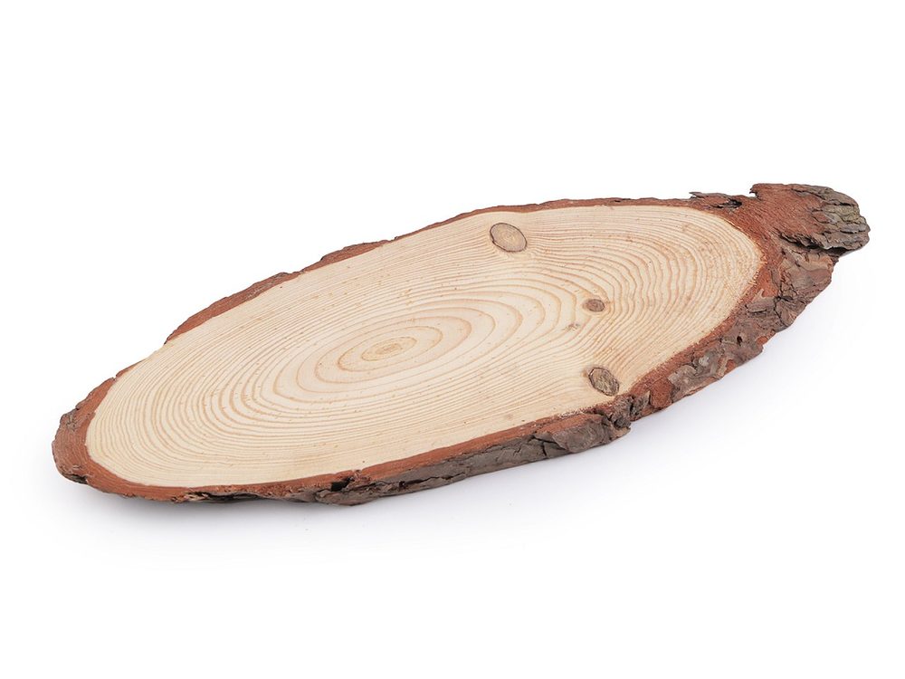 Dřevěná podložka ovál - přírodní