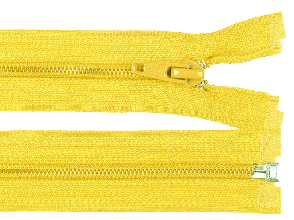 Spirálový zip šíře 5 mm délka 45 cm (bundový) POL - 110 žlutá
