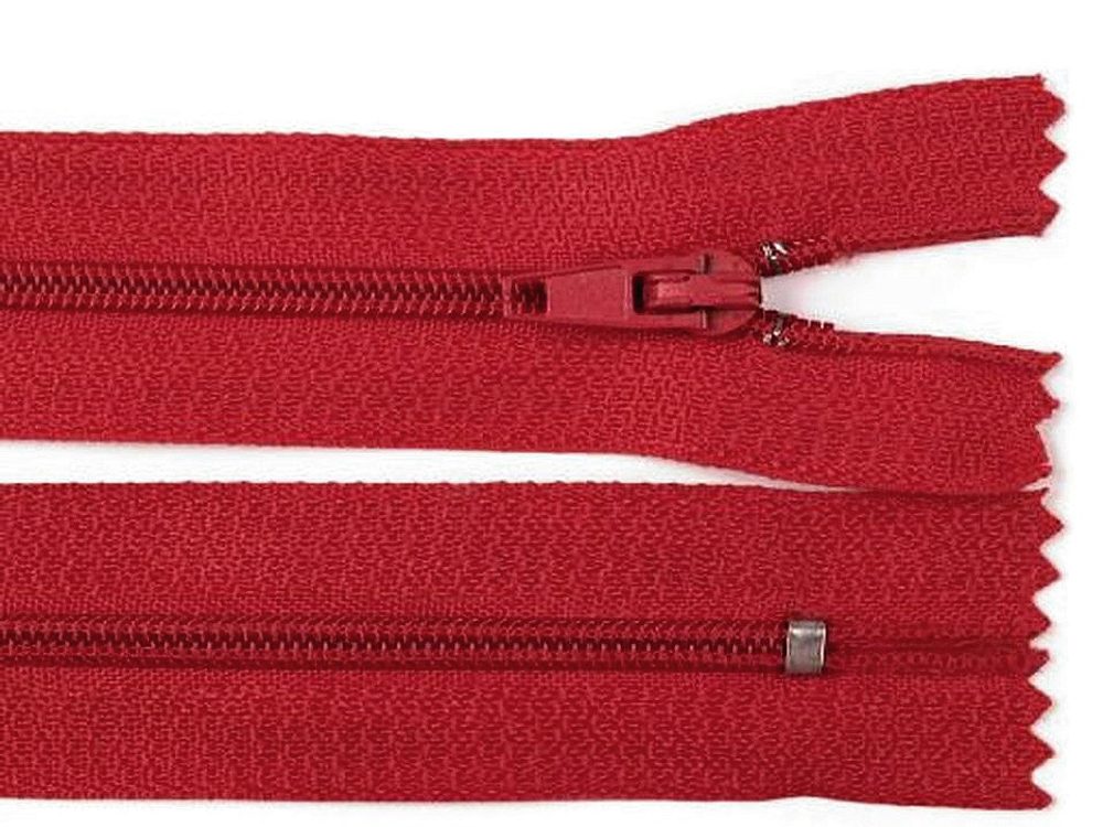 Spirálový zip šíře 3 mm délka 35 cm - 148 High Risk Red