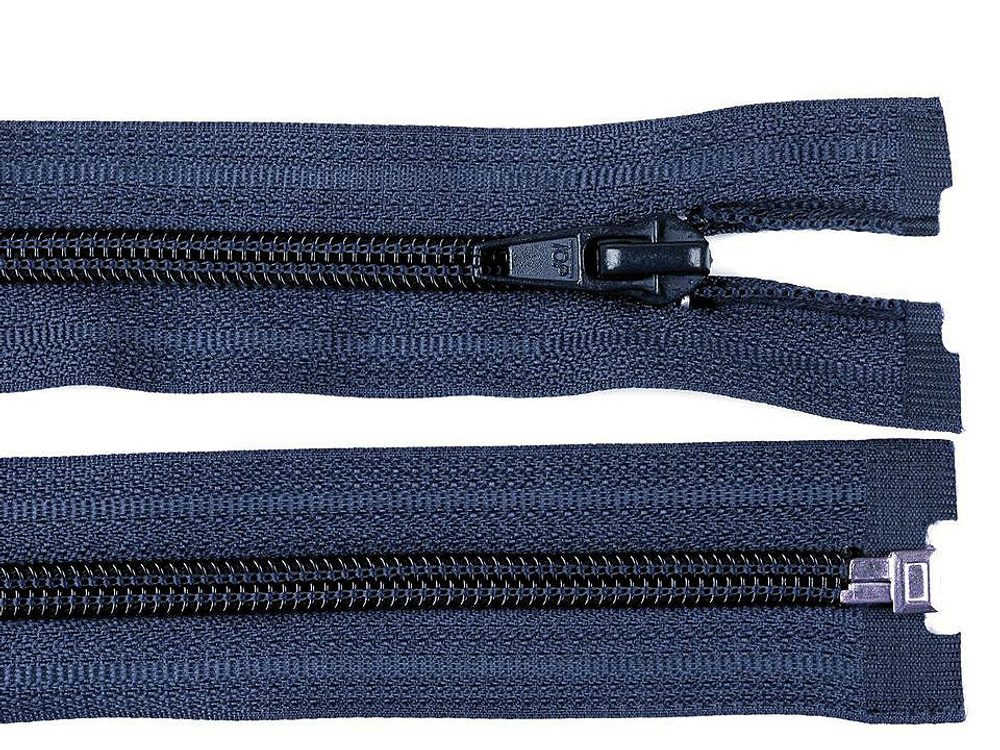 Spirálový zip šíře 5 mm délka 35 cm (bundový) POL - 330 modrá tmavá