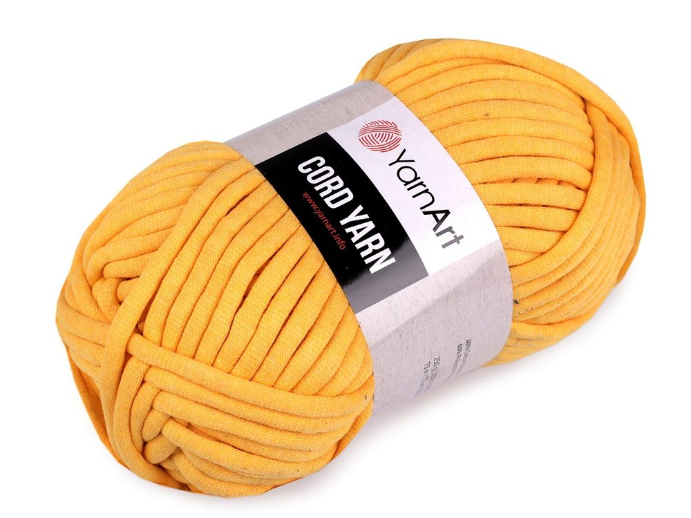 Pletací příze Cord Yarn 250 g - 2 (764) žlutá tmavá