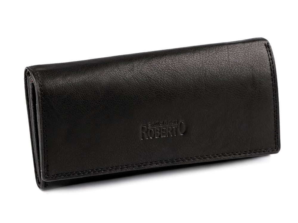 Dámská peněženka kožená - 10 černá