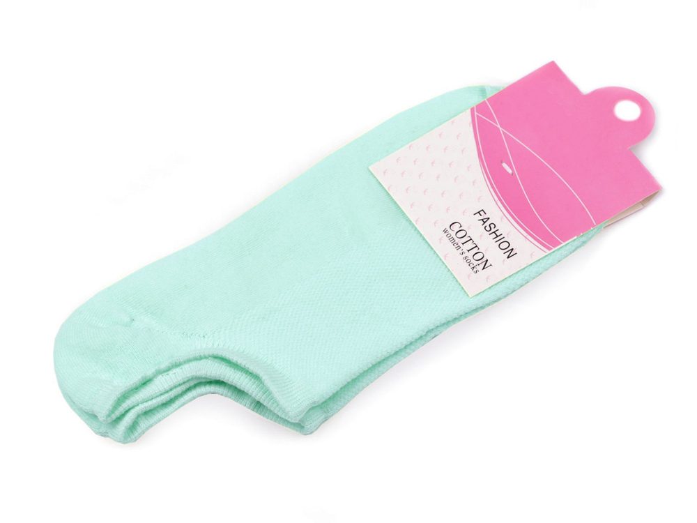 Dámské / dívčí bavlněné ponožky do tenisek - 7 mint