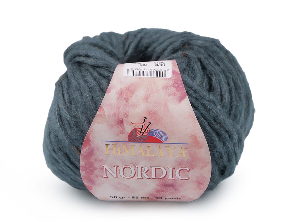 Pletací příze Himalaya Nordic 50 g - 8 (76810) modrá marocká