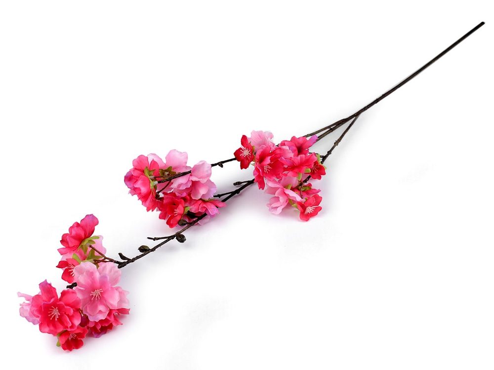 Umělá větvička sakura - 2 pink