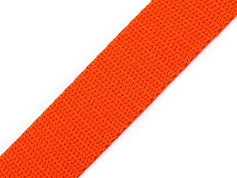 Popruh polypropylénový šíře 30 mm návin 25 METRŮ - 20 oranžová