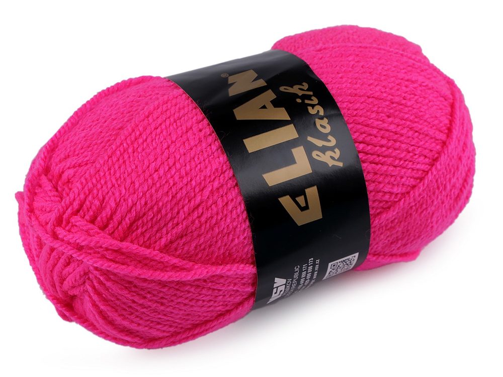 Pletací příze 50 g Elian Klasik - 39 (98396) pink