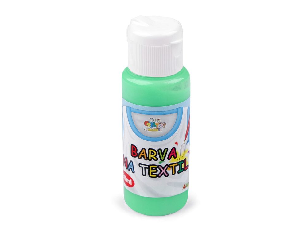 Barva na textil 60 ml - 6 zelená pastel sv