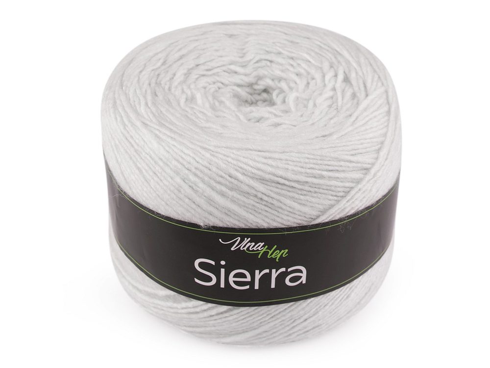 Pletací příze Sierra 150 g - 1 (6002) bílá přírodní