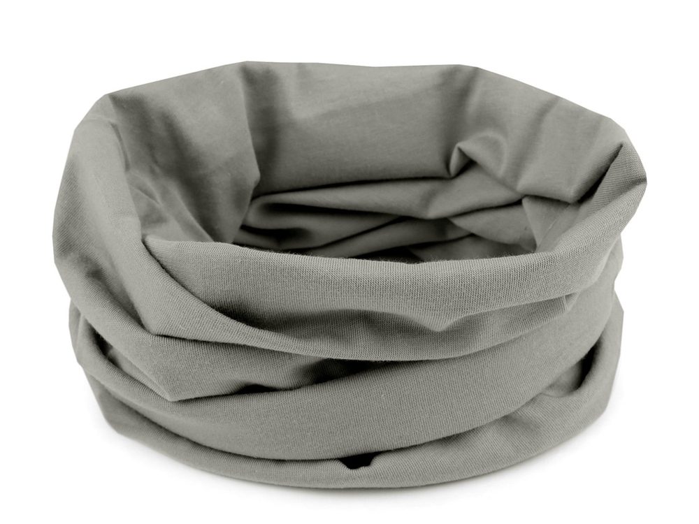 Multifunkční šátek pružný, pánský - 1 šedá