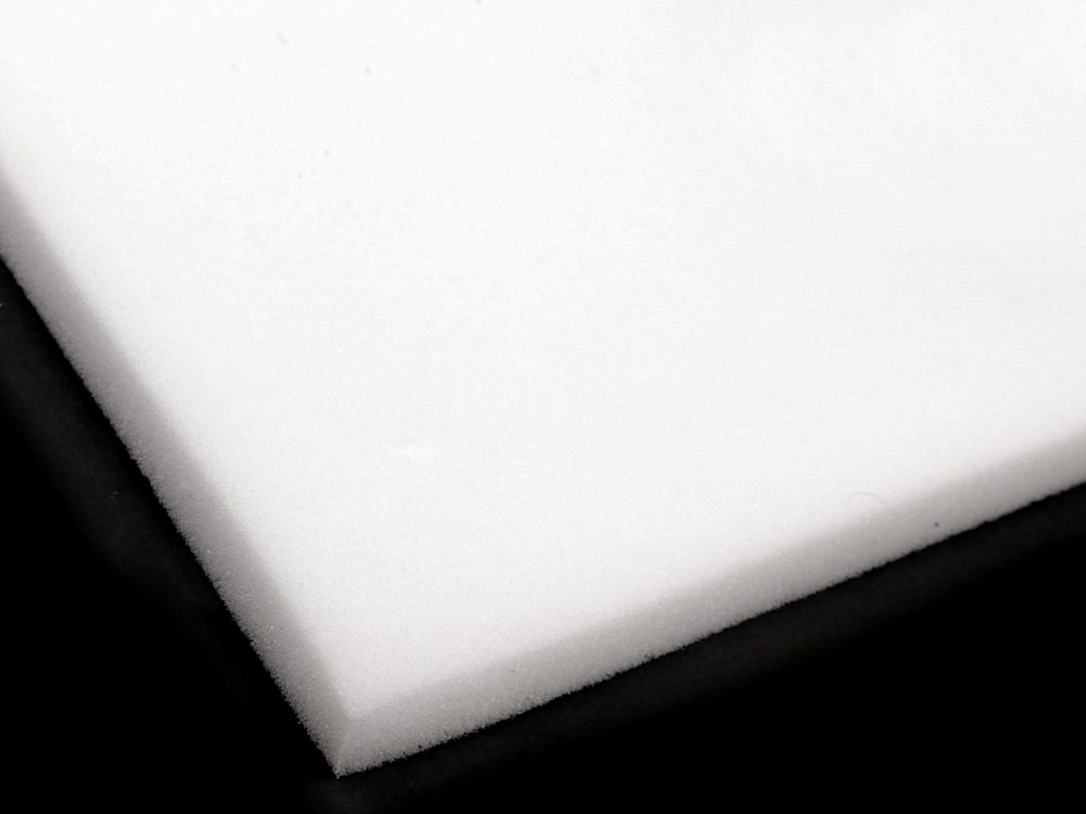 Molitanová deska 120x200 cm - 2 cm - bílá