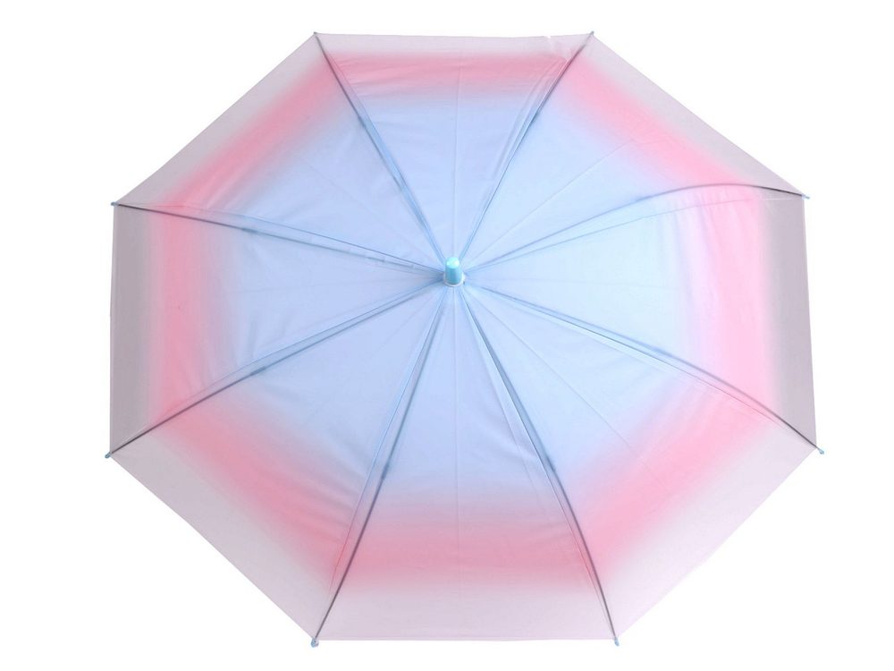 Dámský vystřelovací deštník ombré - 3 modrá světlá