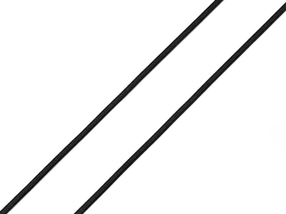 Kulatá pruženka Ø1,5 mm návin 250 metrů - 2 černá