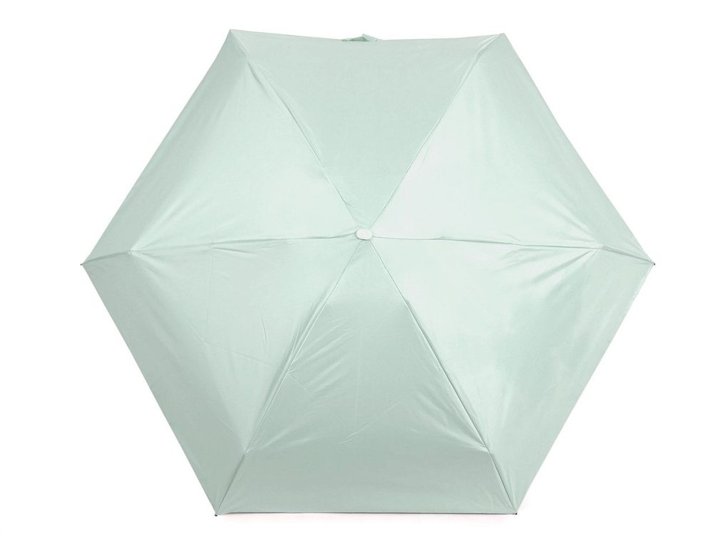 Skládací mini deštník s pevným pouzdrem - 3 mentolová