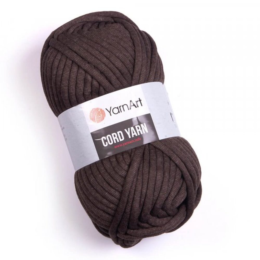 Pletací příze Cord Yarn 250 g - 769 hnědá tm.