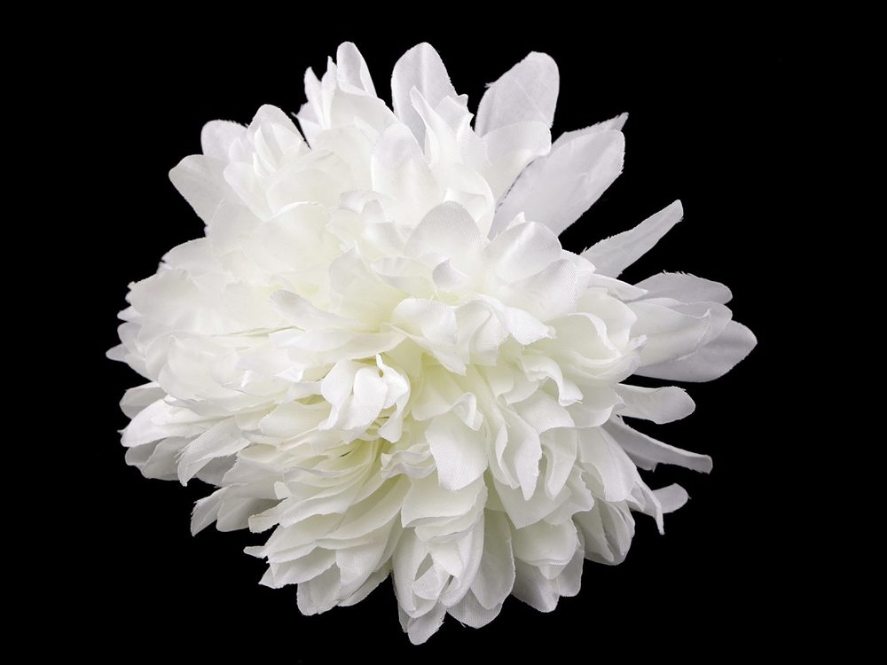 Umělý květ chryzantéma Ø15 cm - 1 krémová nejsvět.