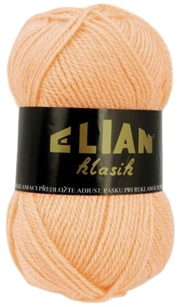 Pletací příze 50 g Elian Klasik - 10284 oranžová