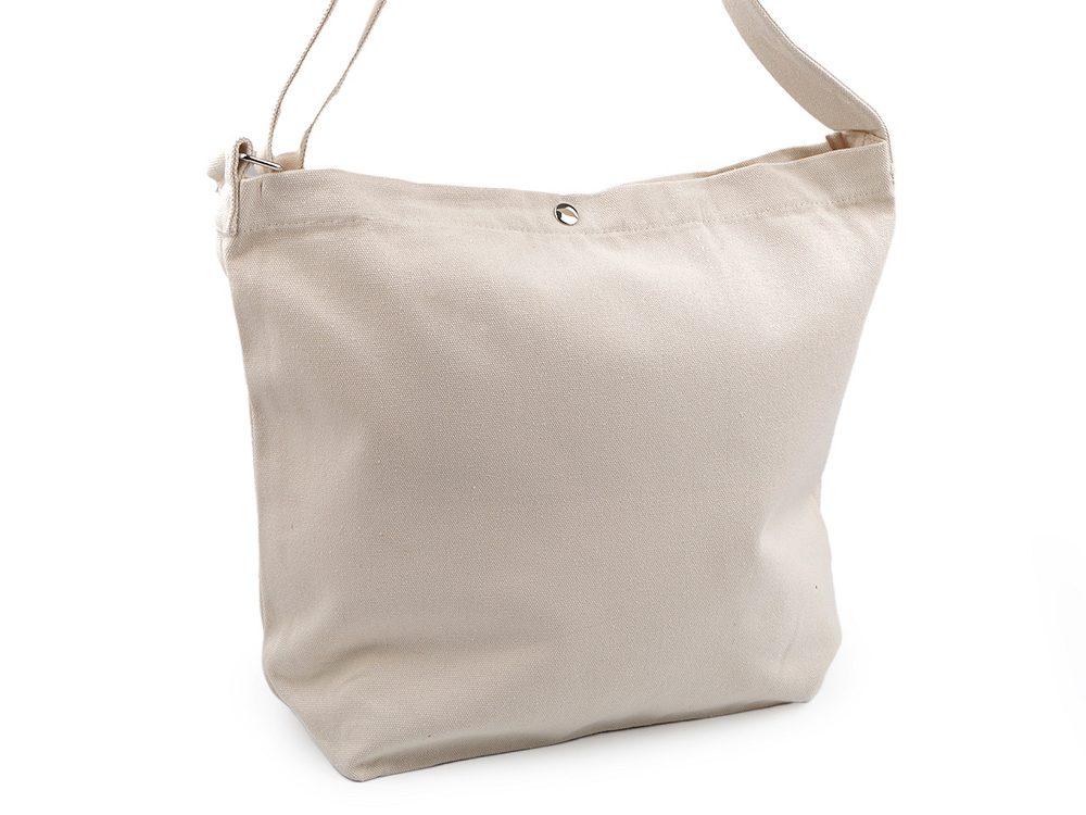 Textilní taška bavlněná k domalování / dozdobení 36x45 cm - 1 režná světlá
